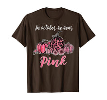 Ladda upp bild till gallerivisning, In October We Wear Pink Pumpkin Breast Cancer Awareness T-Shirt 87042
