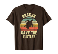 Ladda upp bild till gallerivisning, SKSKSK Save the Turtles Funny Saying Retro Vintage T-Shirt 367474
