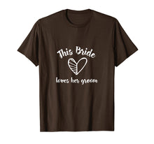 Ladda upp bild till gallerivisning, Funny shirts V-neck Tank top Hoodie sweatshirt usa uk au ca gifts for Bride To Be Gifts This Bride Loves Her Groom T-Shirt 3203905

