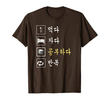 Ladda upp bild till gallerivisning, Funny shirts V-neck Tank top Hoodie sweatshirt usa uk au ca gifts for Eat Sleep Study Korean T-shirt Korean Language Shirts 2677109
