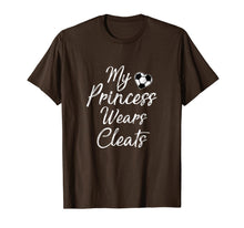 Ladda upp bild till gallerivisning, My Princess Wears Cleats Shirt Cute Soccer Girl Mom Shirt 813146
