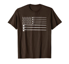 Ladda upp bild till gallerivisning, Fly Rod Fishing American Flag T-Shirt 132788
