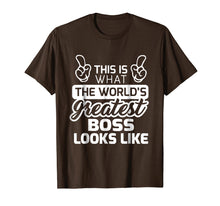 Ladda upp bild till gallerivisning, Funny shirts V-neck Tank top Hoodie sweatshirt usa uk au ca gifts for World's Greatest Boss Best Boss Ever T-Shirt 984991
