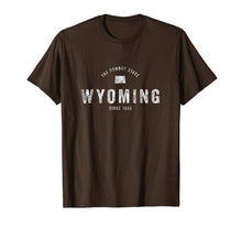 Ladda upp bild till gallerivisning, Funny shirts V-neck Tank top Hoodie sweatshirt usa uk au ca gifts for Wyoming T-Shirt Vintage Sports Design Retro WY Wyo Tee 2167410

