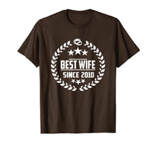 Ladda upp bild till gallerivisning, Funny shirts V-neck Tank top Hoodie sweatshirt usa uk au ca gifts for 9th Wedding Anniversary Gifts Best Wife Since 2010 274627
