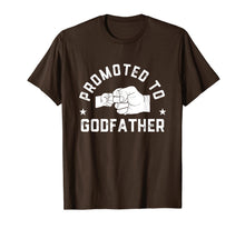 Ladda upp bild till gallerivisning, Mens Promoted To Godfather est 2019 t shirt Fathers Day Gifts 230263
