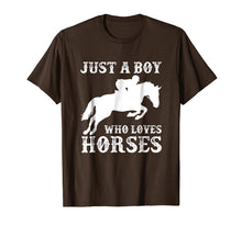 Ladda upp bild till gallerivisning, Funny shirts V-neck Tank top Hoodie sweatshirt usa uk au ca gifts for Just a Boy Who Loves Horses Shirt Horse Riding Equestrian 2626018
