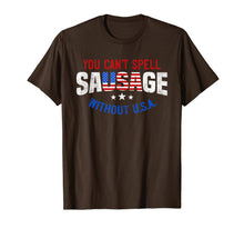 Ladda upp bild till gallerivisning, You Can't Spell Sausage Without USA Funny Shirt 220162
