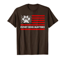 Ladda upp bild till gallerivisning, Funny shirts V-neck Tank top Hoodie sweatshirt usa uk au ca gifts for Every Dog Matter Paw Print American Flag Distressed T-Shirt 2005506
