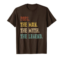 Ladda upp bild till gallerivisning, Mens Mens Pops The Man The Myth The Legend Shirt Father's Day 22941
