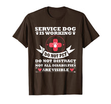 Ladda upp bild till gallerivisning, Funny shirts V-neck Tank top Hoodie sweatshirt usa uk au ca gifts for Service Dog Is Working Do Not Pet Do Not Distract Not SHIRT 1214079
