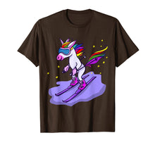 Ladda upp bild till gallerivisning, Funny shirts V-neck Tank top Hoodie sweatshirt usa uk au ca gifts for Cute Skiing Unicorn Short Sleeve T-Shirt Skiers Gifts Tee 2600765
