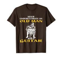 Ladda upp bild till gallerivisning, Funny shirts V-neck Tank top Hoodie sweatshirt usa uk au ca gifts for Never underestimate an old man with a guitar t-shirt gift 264912
