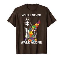 Ladda upp bild till gallerivisning, Funny shirts V-neck Tank top Hoodie sweatshirt usa uk au ca gifts for You'll Never Walk Alone Shirt Puzzle Pieces Autism Awareness 1507618

