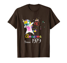 Ladda upp bild till gallerivisning, Funny shirts V-neck Tank top Hoodie sweatshirt usa uk au ca gifts for Unicorn Dabbing Awesome Since 1979 40th Birthday Gift 2645213
