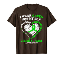 Ladda upp bild till gallerivisning, Funny shirts V-neck Tank top Hoodie sweatshirt usa uk au ca gifts for Cerebral Palsy Shirt For Dad/Mom - I Wear Green For My Son 2082020
