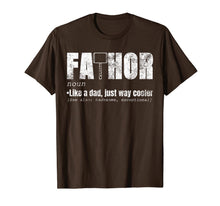 Ladda upp bild till gallerivisning, Fa-Thor Like Dad Just Way Cooler Shirt Fathers Day Gift Hero T-Shirt 100879
