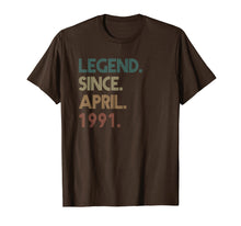 Ladda upp bild till gallerivisning, Funny shirts V-neck Tank top Hoodie sweatshirt usa uk au ca gifts for 28th Birthday gift 28 Years Old Legend Since April 1991 2576982
