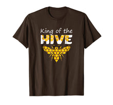 Ladda upp bild till gallerivisning, Beekeeping King Of The Hive Tshirt Beekeeper Bee Funny Gifts
