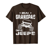 Ladda upp bild till gallerivisning, FathersDay Real Granddpas Drive Jeeps Shirt Funny Gift Papa 291900
