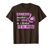 Ladda upp bild till gallerivisning, Funny shirts V-neck Tank top Hoodie sweatshirt usa uk au ca gifts for Cancer Touched My Boob So I Kicked It&#39;s Ass T-Shirt Gifts 281201
