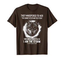Ladda upp bild till gallerivisning, Funny shirts V-neck Tank top Hoodie sweatshirt usa uk au ca gifts for They whispered to her  you cannot withstand the storm she 2467191
