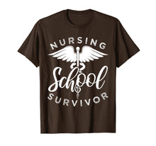 Ladda upp bild till gallerivisning, Funny shirts V-neck Tank top Hoodie sweatshirt usa uk au ca gifts for Nursing School Survivor Nurse Student T-Shirt 2310276
