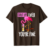 Ladda upp bild till gallerivisning, Funny shirts V-neck Tank top Hoodie sweatshirt usa uk au ca gifts for Shut Up Liver You're Fine Flamingo Drink Beer Funny Shirt 1471104
