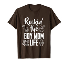 Ladda upp bild till gallerivisning, Funny shirts V-neck Tank top Hoodie sweatshirt usa uk au ca gifts for Rockin' The Boy Mom Life | Boy Mom T-Shirt Gifts 1223274
