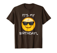 Ladda upp bild till gallerivisning, Funny shirts V-neck Tank top Hoodie sweatshirt usa uk au ca gifts for Birthday Emoji T Shirt  It's My Birthday Sunglasses Emoji 462401
