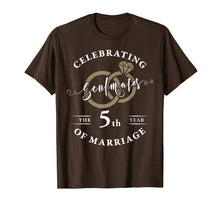 Ladda upp bild till gallerivisning, Funny shirts V-neck Tank top Hoodie sweatshirt usa uk au ca gifts for 5th Wedding Anniversary T-Shirt 5 years of Marriage Gift 3386189

