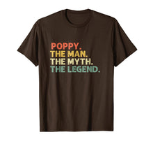 Ladda upp bild till gallerivisning, Mens Mens Poppy The Man The Myth The Legend T-Shirt Father's Day 87502
