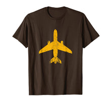 Ladda upp bild till gallerivisning, Funny shirts V-neck Tank top Hoodie sweatshirt usa uk au ca gifts for Distressed Yellow Jet Airplane Aviation Pilot Gifts Flying T-Shirt 2414578
