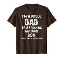 Ladda upp bild till gallerivisning, Proud Dad Shirt - Father's Day Gift From a Son to Dad Tee 132173
