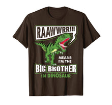 Ladda upp bild till gallerivisning, Funny shirts V-neck Tank top Hoodie sweatshirt usa uk au ca gifts for Big Brother in Dinosaur T-Rex T-Shirt Toddler Kids Gifts 3512587
