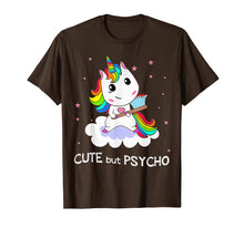 Ladda upp bild till gallerivisning, Funny shirts V-neck Tank top Hoodie sweatshirt usa uk au ca gifts for Cute But Psycho Unicorn Rainbow Tshirt - Funny Gift 700007
