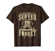 Ladda upp bild till gallerivisning, Funny shirts V-neck Tank top Hoodie sweatshirt usa uk au ca gifts for My Grandpa Served in the Jungle Vietnam Veteran T-shirt 2584877
