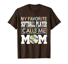 Ladda upp bild till gallerivisning, My Favorite Softball Player Calls Me Mom Flower T-Shirt 272589
