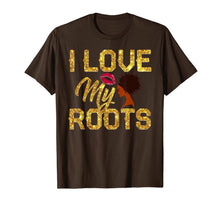 Ladda upp bild till gallerivisning, I Love My Roots T-Shirt - Patriotic Black History Month 1513172
