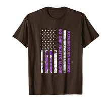 Ladda upp bild till gallerivisning, Funny shirts V-neck Tank top Hoodie sweatshirt usa uk au ca gifts for No One Fights Alone Flag USA Ulcerative Colitis Awareness 972470
