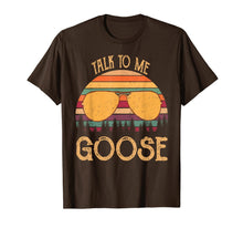 Ladda upp bild till gallerivisning, Retro Vintage Sunset Sunglass Talk To Me Goose funny T-shirt 208870
