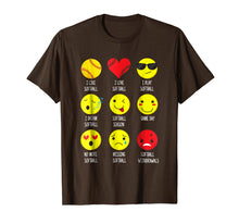 Ladda upp bild till gallerivisning, Funny shirts V-neck Tank top Hoodie sweatshirt usa uk au ca gifts for Softball shirts I Love Softball Emoji Emoticon Funny Tees 2077599
