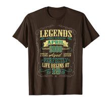 Ladda upp bild till gallerivisning, Funny shirts V-neck Tank top Hoodie sweatshirt usa uk au ca gifts for 19th Birthday Gifts The Man Myth Legend April 2000 T-Shirt 1983324
