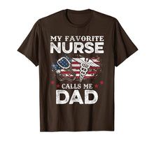Ladda upp bild till gallerivisning, Mens My Favorite Nurse Calls Me Dad Shirt Dad For Fathers Day T-Shirt 82370
