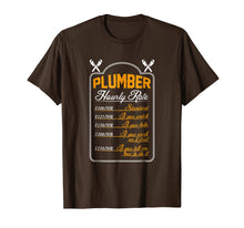 Ladda upp bild till gallerivisning, Funny shirts V-neck Tank top Hoodie sweatshirt usa uk au ca gifts for Plumber Hourly Rate T Shirt - Funny Plumber T Shirt 277948
