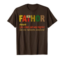 Ladda upp bild till gallerivisning, Fa-Thor Like Dad Just Way Mightier Hero T Shirts 2707
