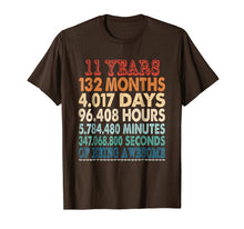 Ladda upp bild till gallerivisning, Funny shirts V-neck Tank top Hoodie sweatshirt usa uk au ca gifts for 11 Years Old 11th Bday Gifts Vintage Retro TShirt 132 Months 258750
