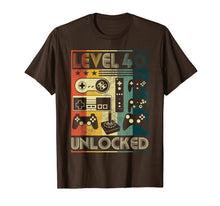 Ladda upp bild till gallerivisning, Funny shirts V-neck Tank top Hoodie sweatshirt usa uk au ca gifts for Level 40 Unlocked Shirt 40th Vintage Video Gamer Birthday 3120351
