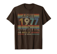 Ladda upp bild till gallerivisning, Funny shirts V-neck Tank top Hoodie sweatshirt usa uk au ca gifts for April 1977 T-Shirt 42nd Birthday Gifts 42 Year Old TShirt 3032265
