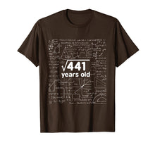 Ladda upp bild till gallerivisning, Math Square Root of 441 - 21 Years Old 21st Birthday Shirt 887171
